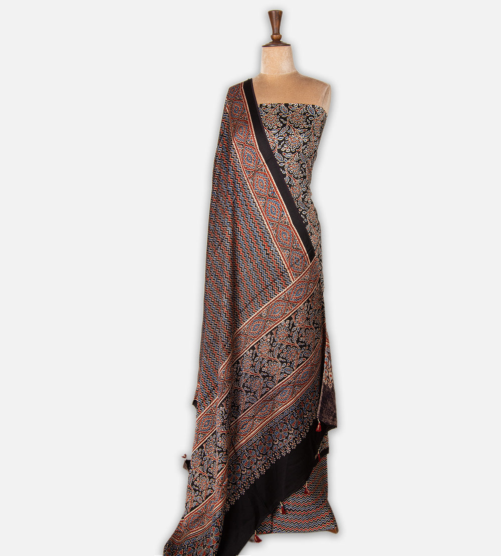 Black Modal Silk Salwar