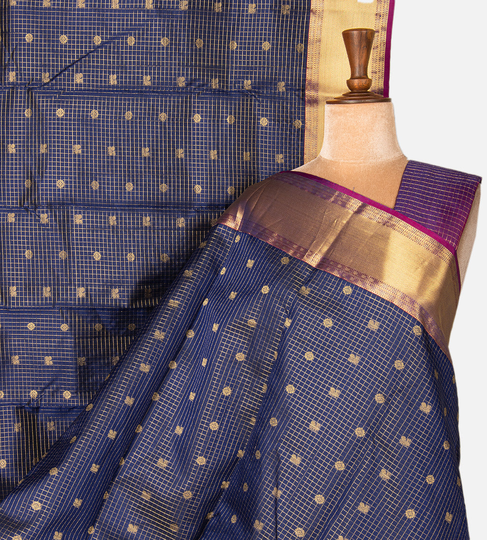 Blue Soft Silk Saree