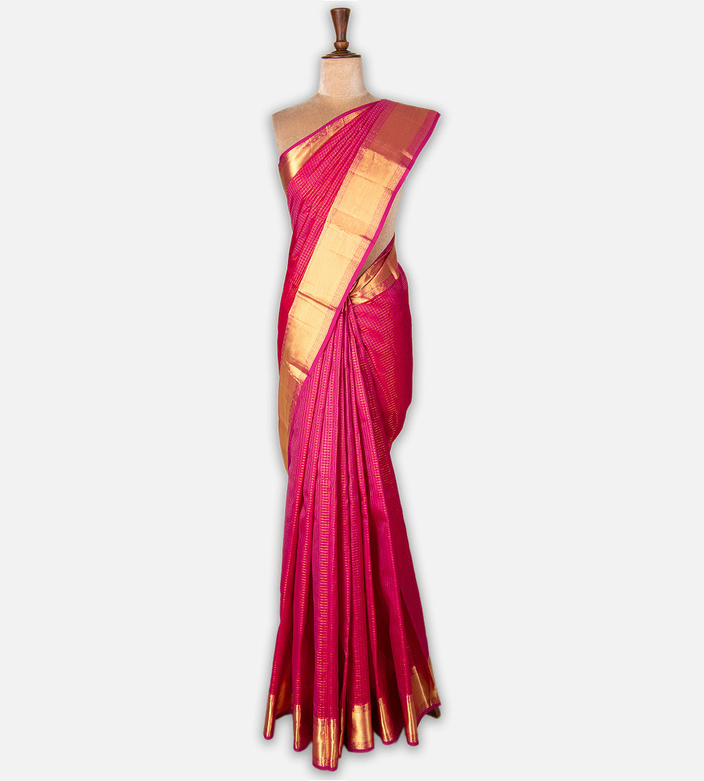 Pink Soft Silk Saree