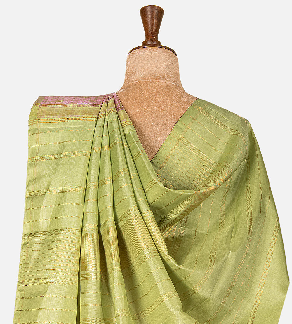Pink Kanchipuram Silk Saree