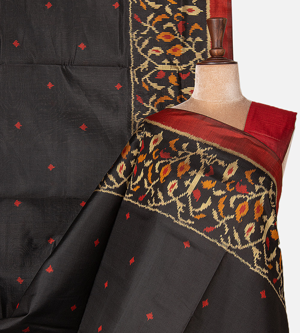 Black Patola Silk Saree