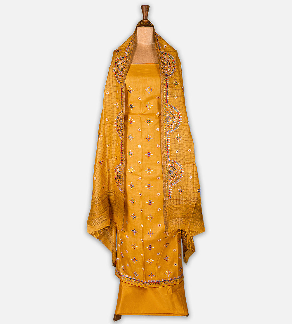 Yellow Tussar Salwar