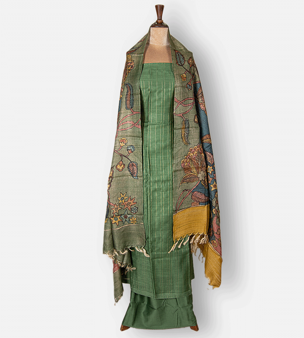 Green Tussar Salwar