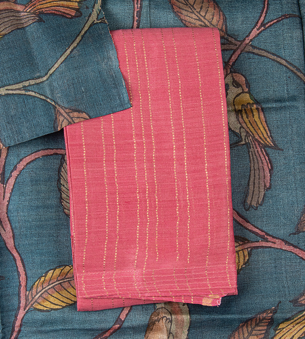 Pink Tussar Salwar