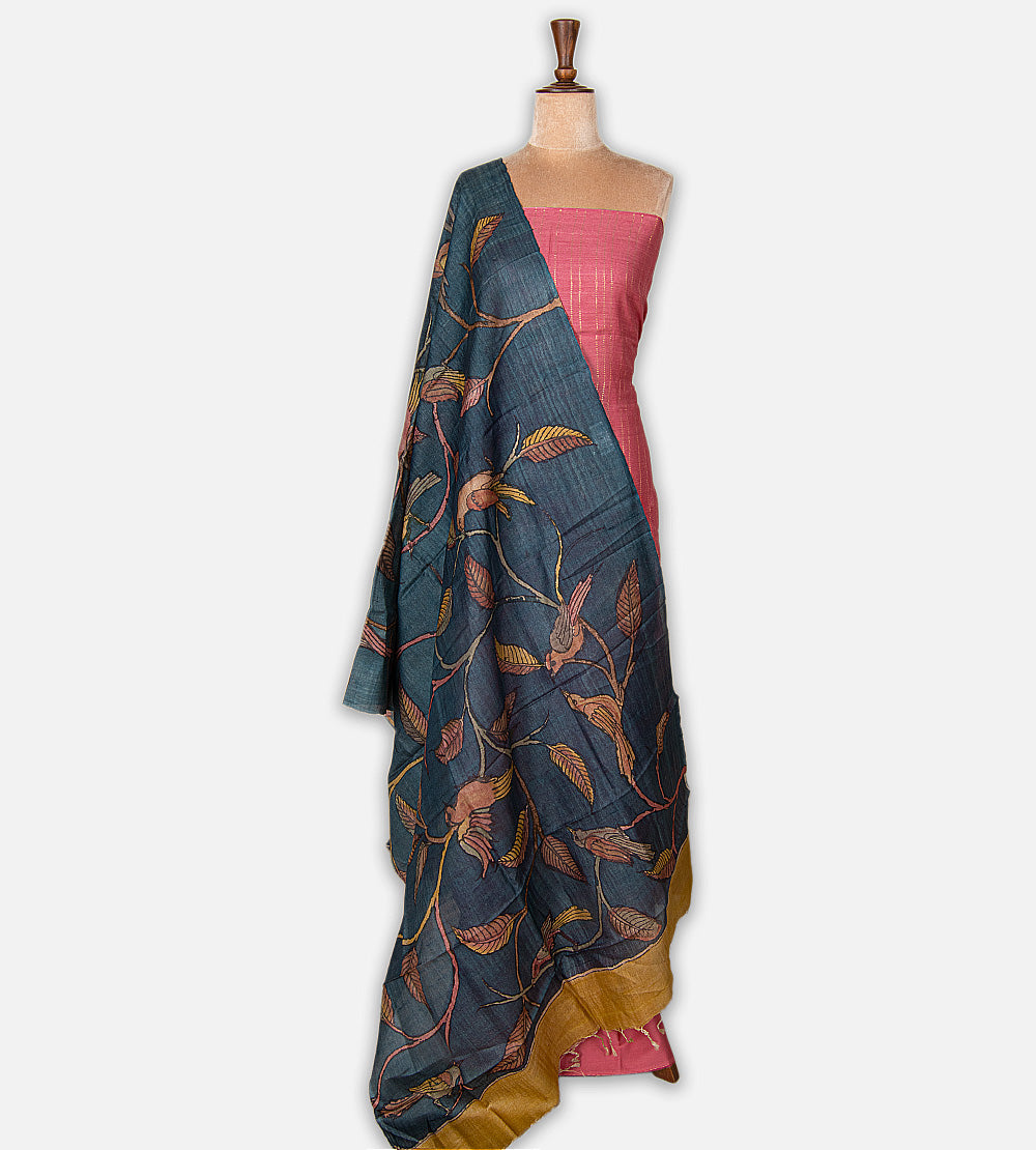 Pink Tussar Salwar