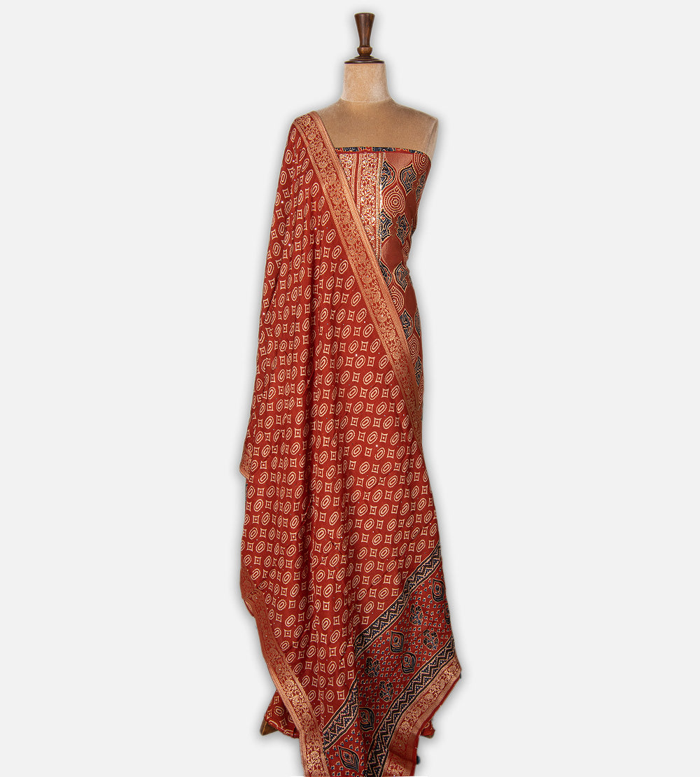 Red Modal Silk Salwar