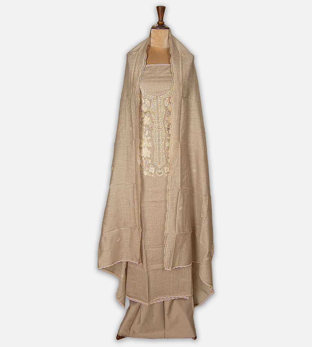 Warm beige Mul Cotton Salwar