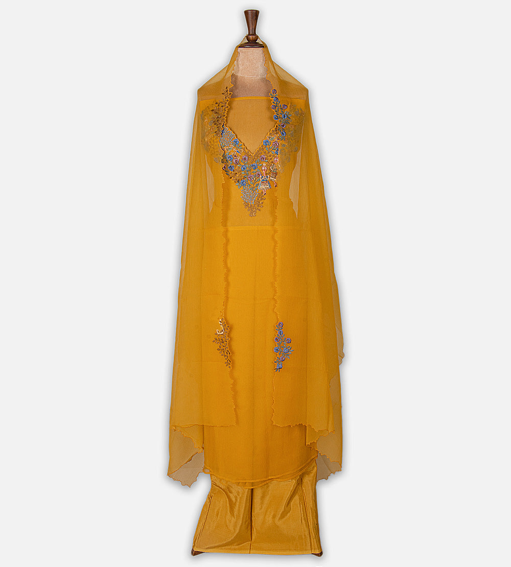 Yellow Organza Salwar