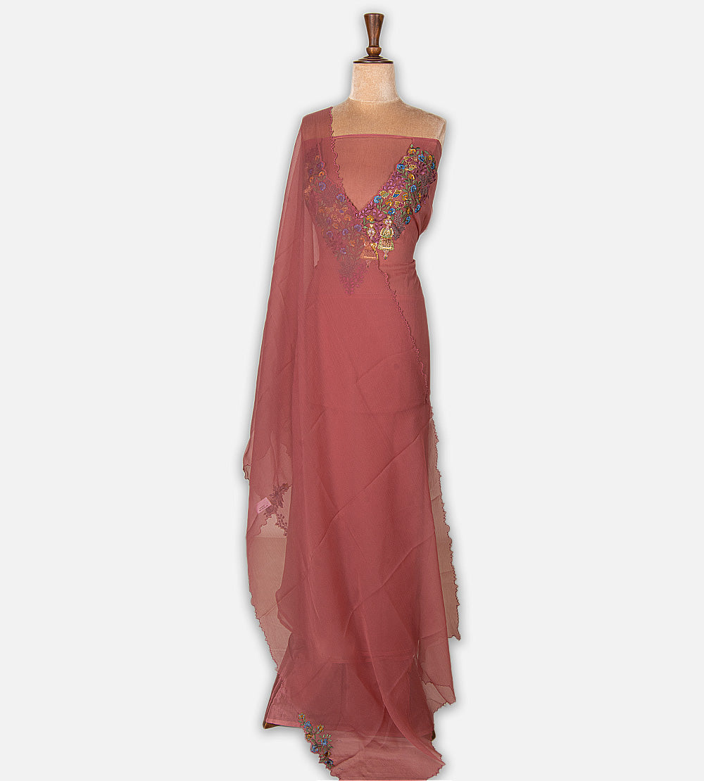 Pink Organza Salwar