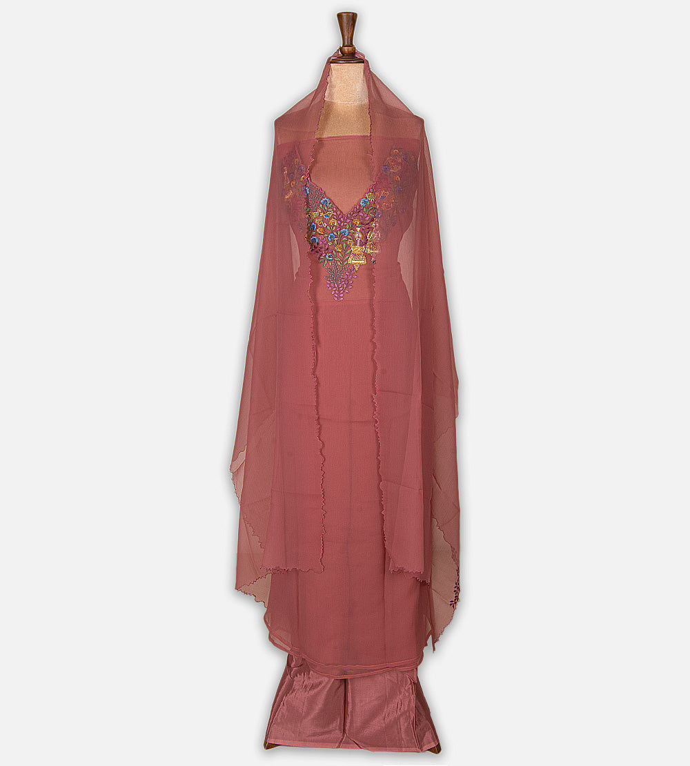 Pink Organza Salwar