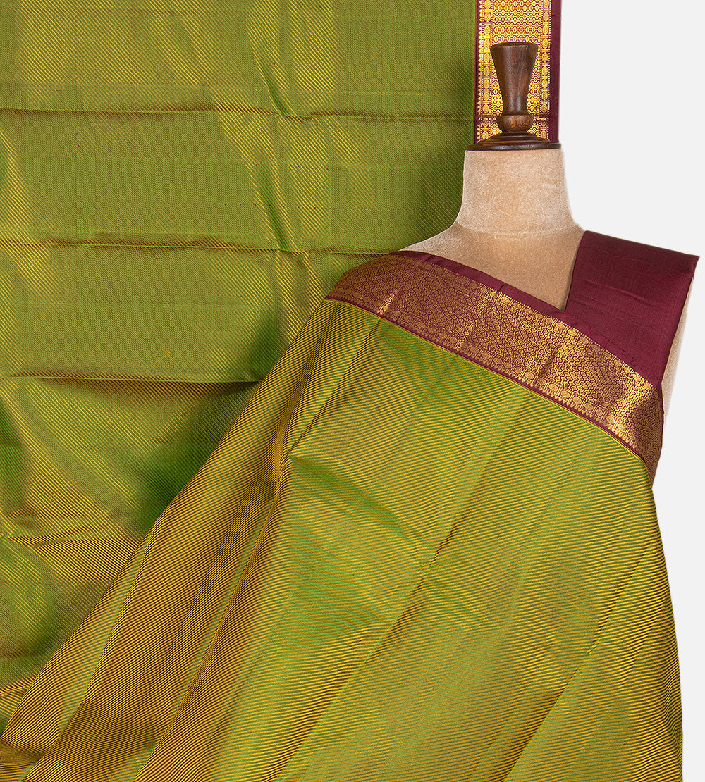 Light Green Kanchipuram Silk Saree