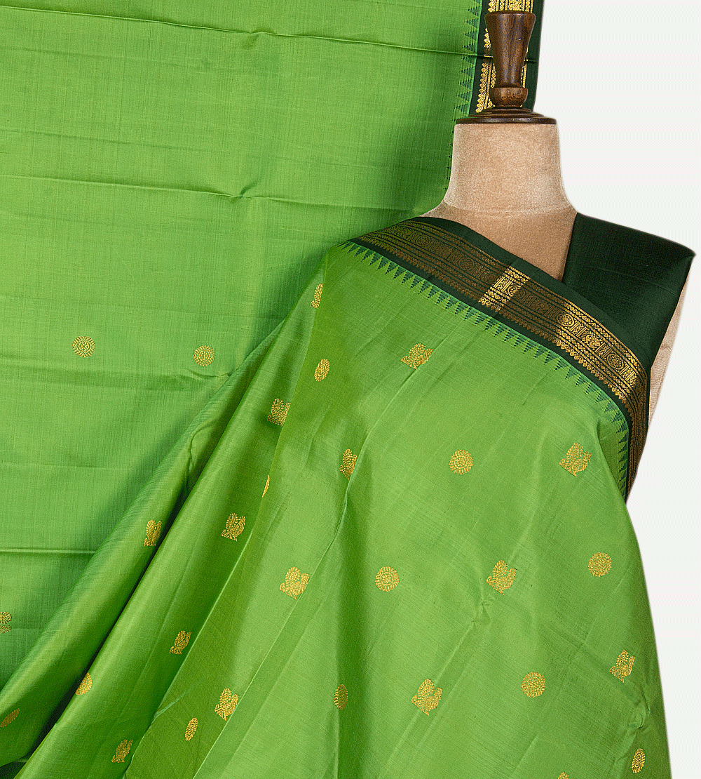 Green Kanchipuram Silk Saree