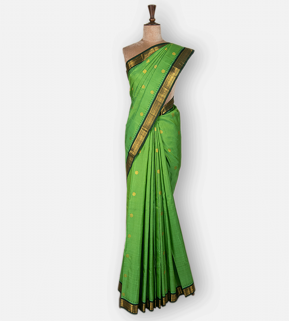 Green Kanchipuram Silk Saree