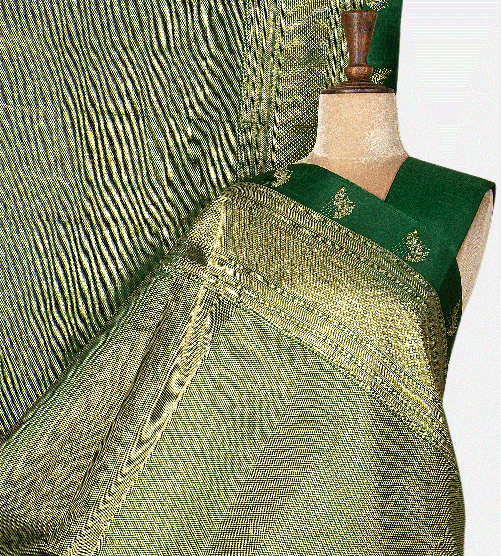 Green Kanchipuram Silk Saree