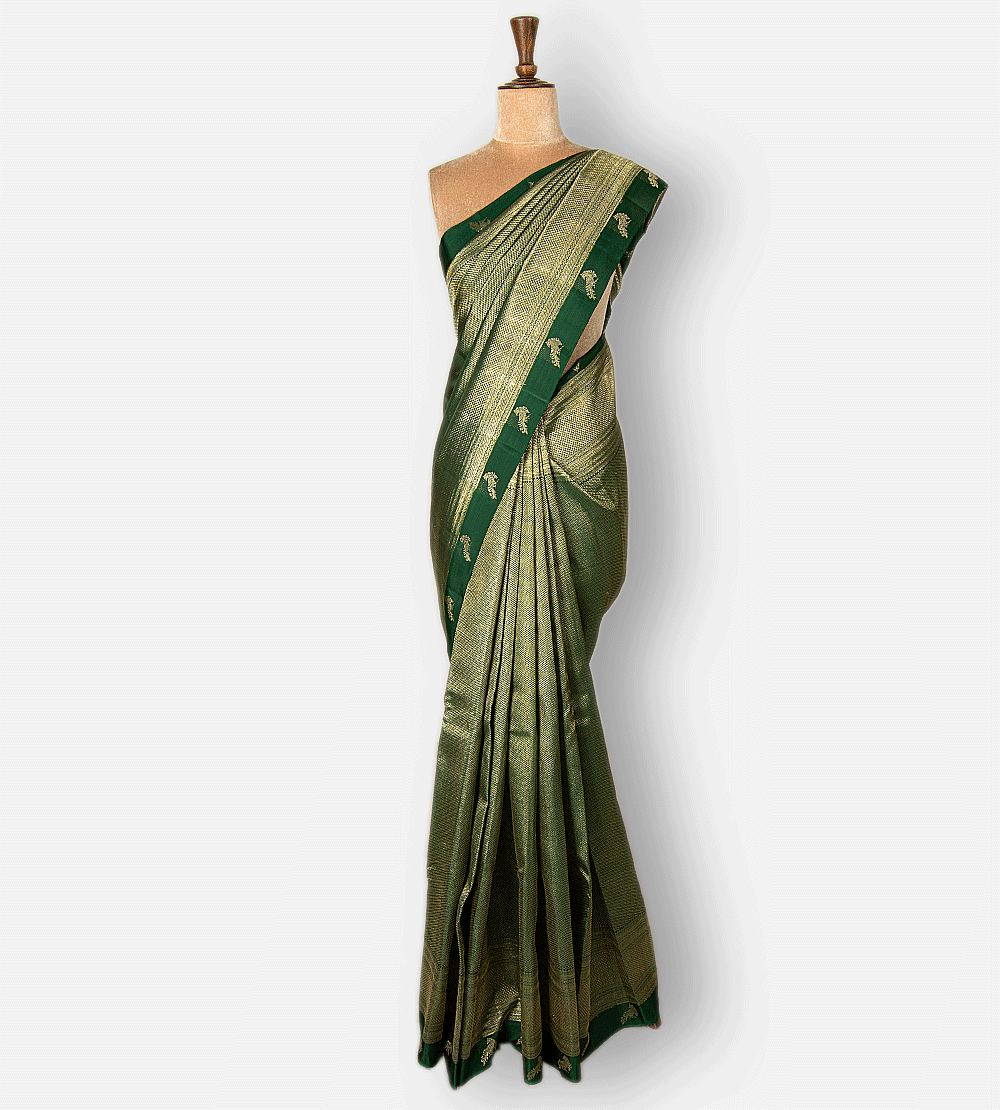 Green Kanchipuram Silk Saree