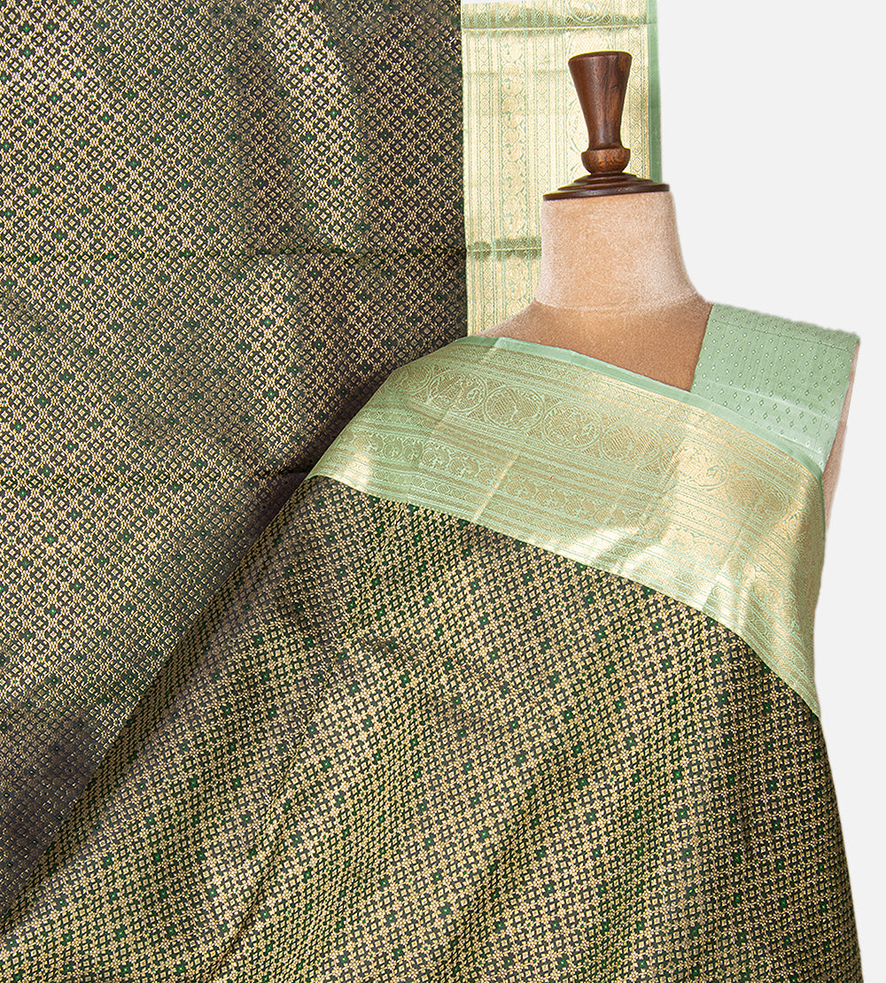 Green Kanchipuram Silk Saree