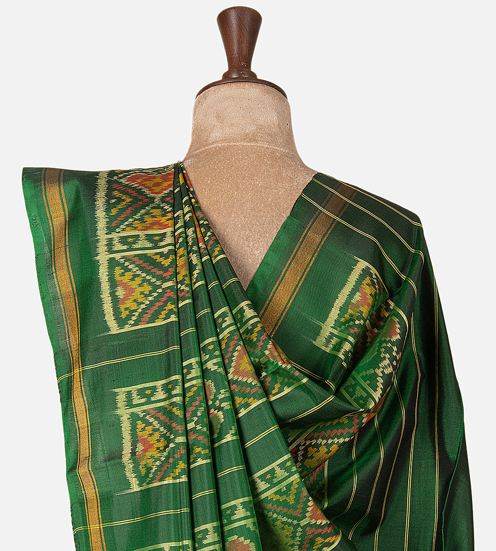 Green Patola Silk Saree