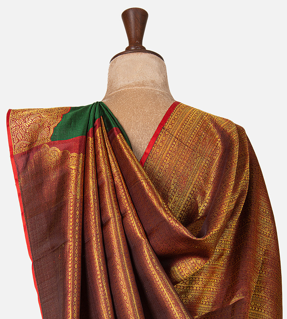 Green Kanchipuram Silk Saree