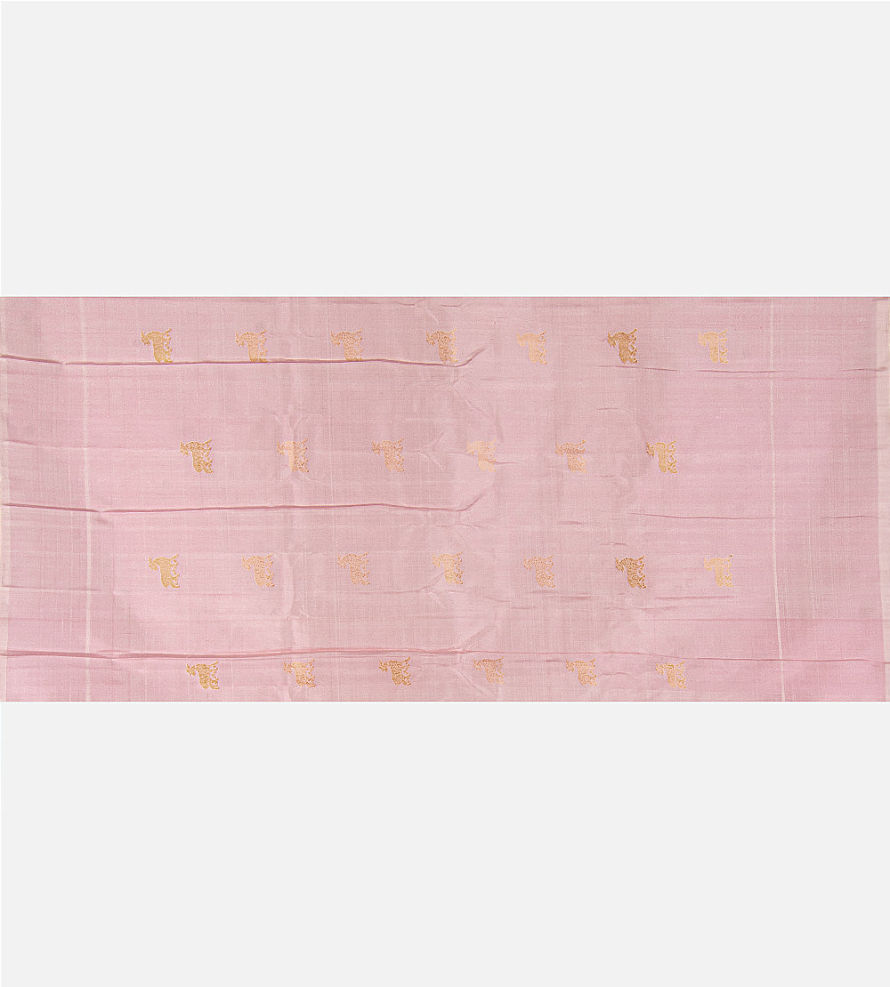Beige Gadwal Silk Saree