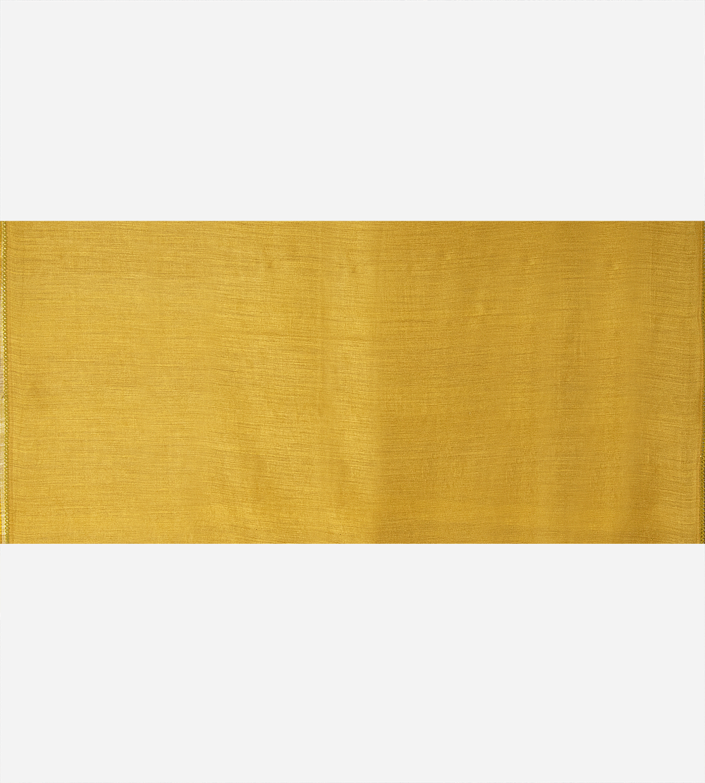 Yellow Tussar Saree