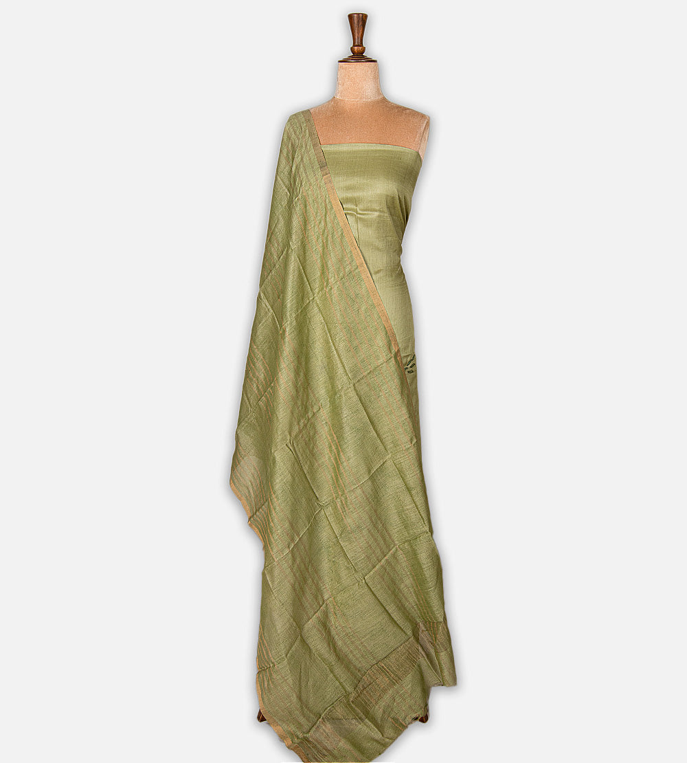 Green Tussar Salwar