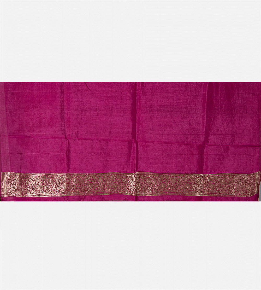Baby Pink Banarasi Tussar Saree