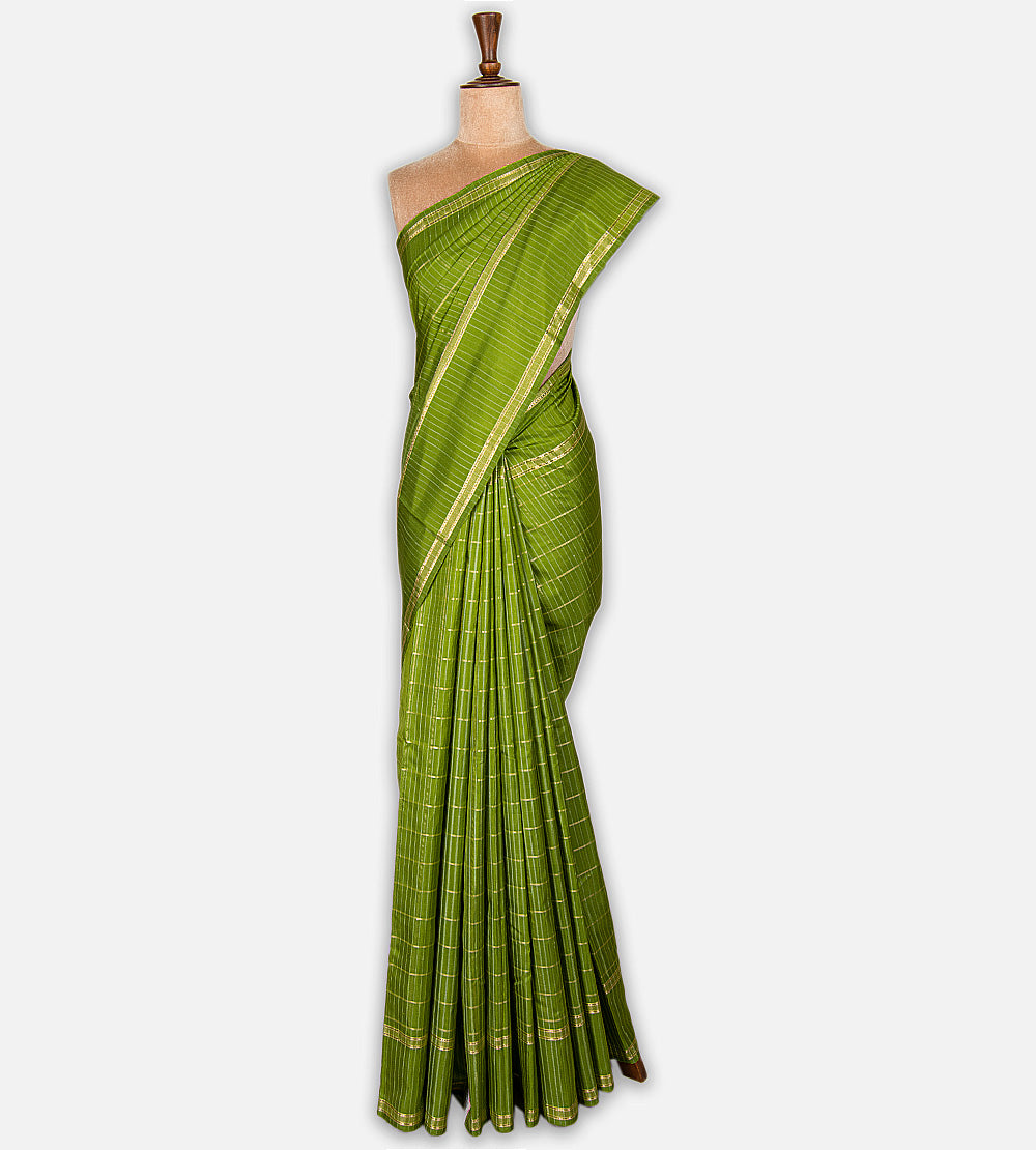 Green Kanchipuram Silk Saree