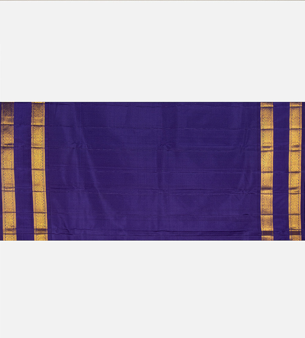 Peach Kanchipuram Silk Saree