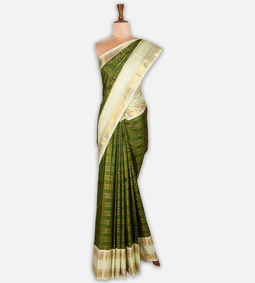 Green Kanchipuram Silk Saree