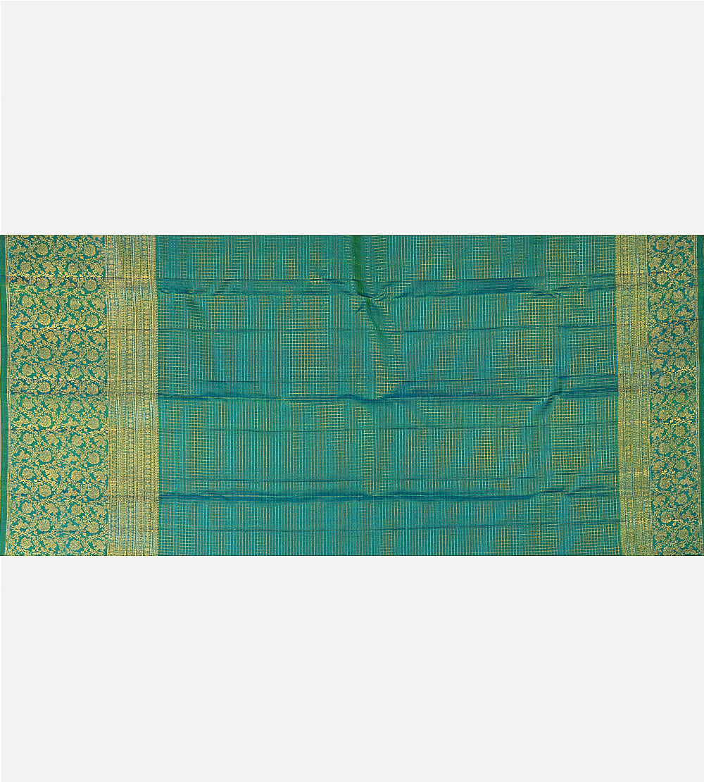 Multicolour Kanchipuram Silk Saree