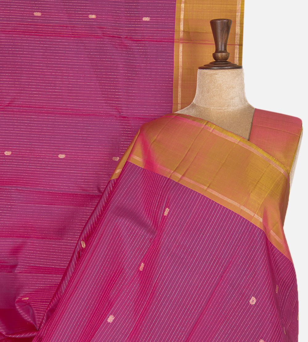 Pink Kanchipuram Silk Saree