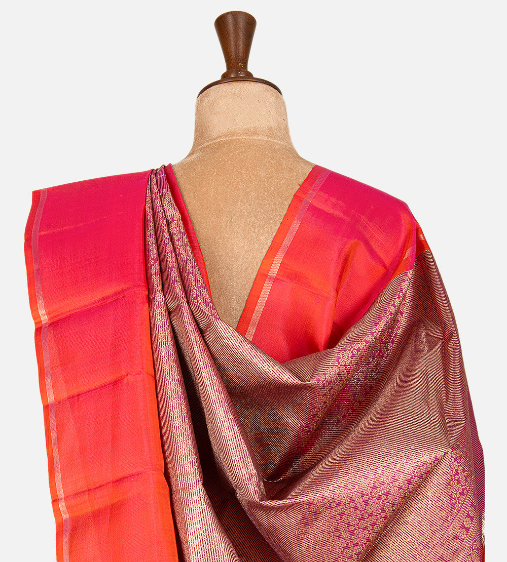 Pink Kanchipuram Silk Saree