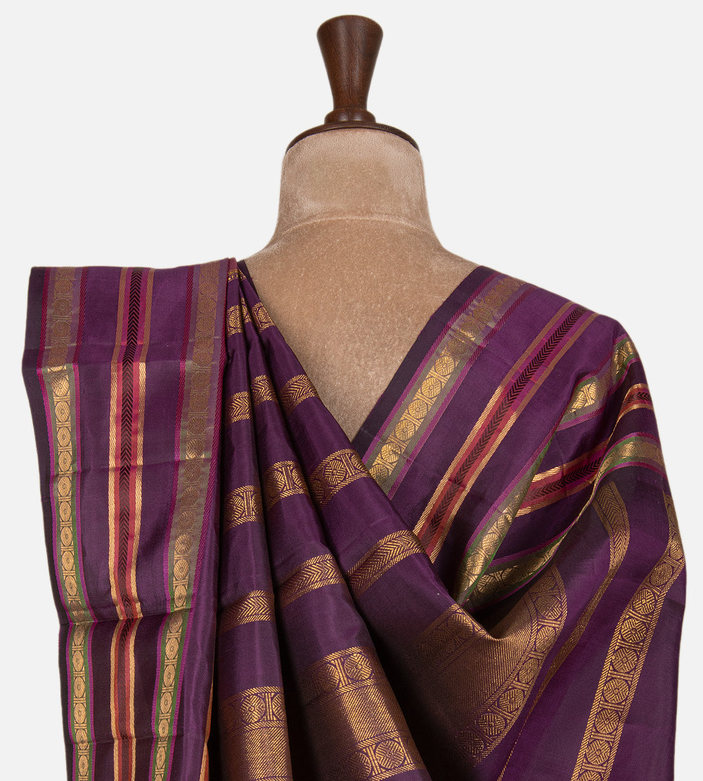 Yellow Kanchipuram Silk Saree