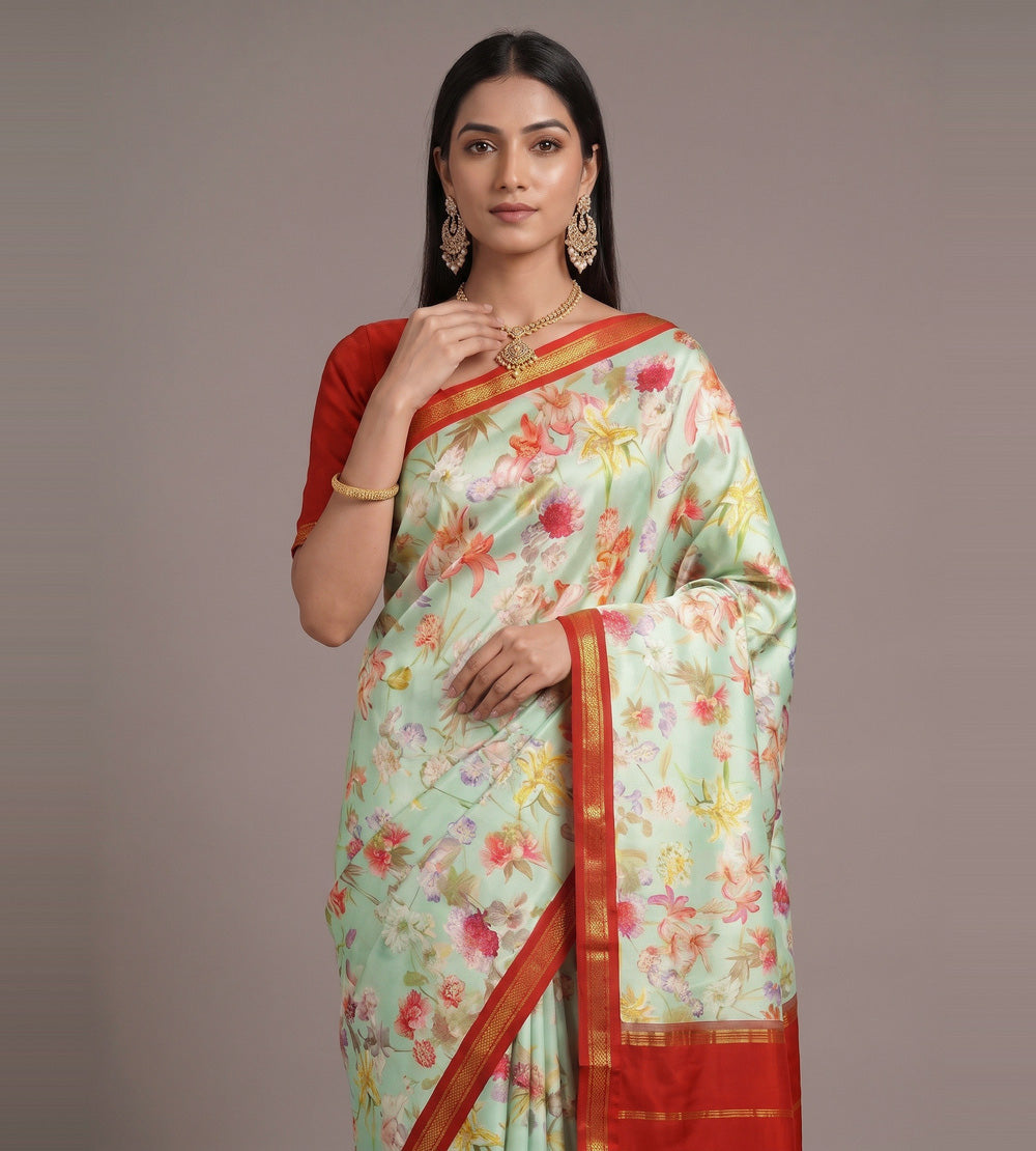 Green Soft Silk Saree