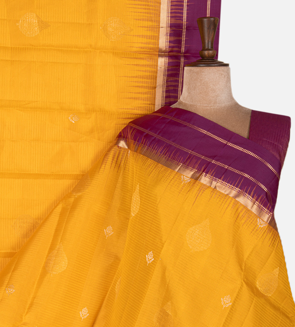 Yellow Soft Silk Saree