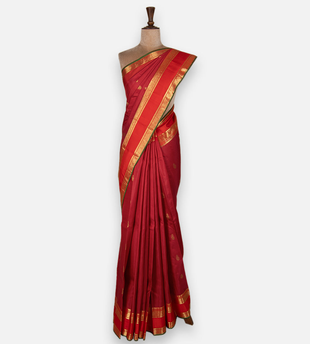 Red Kanchipuram Silk Saree