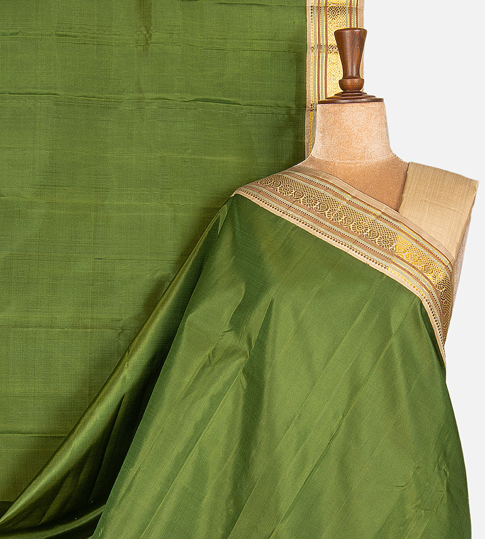 Green Kanchipuram Silk Saree
