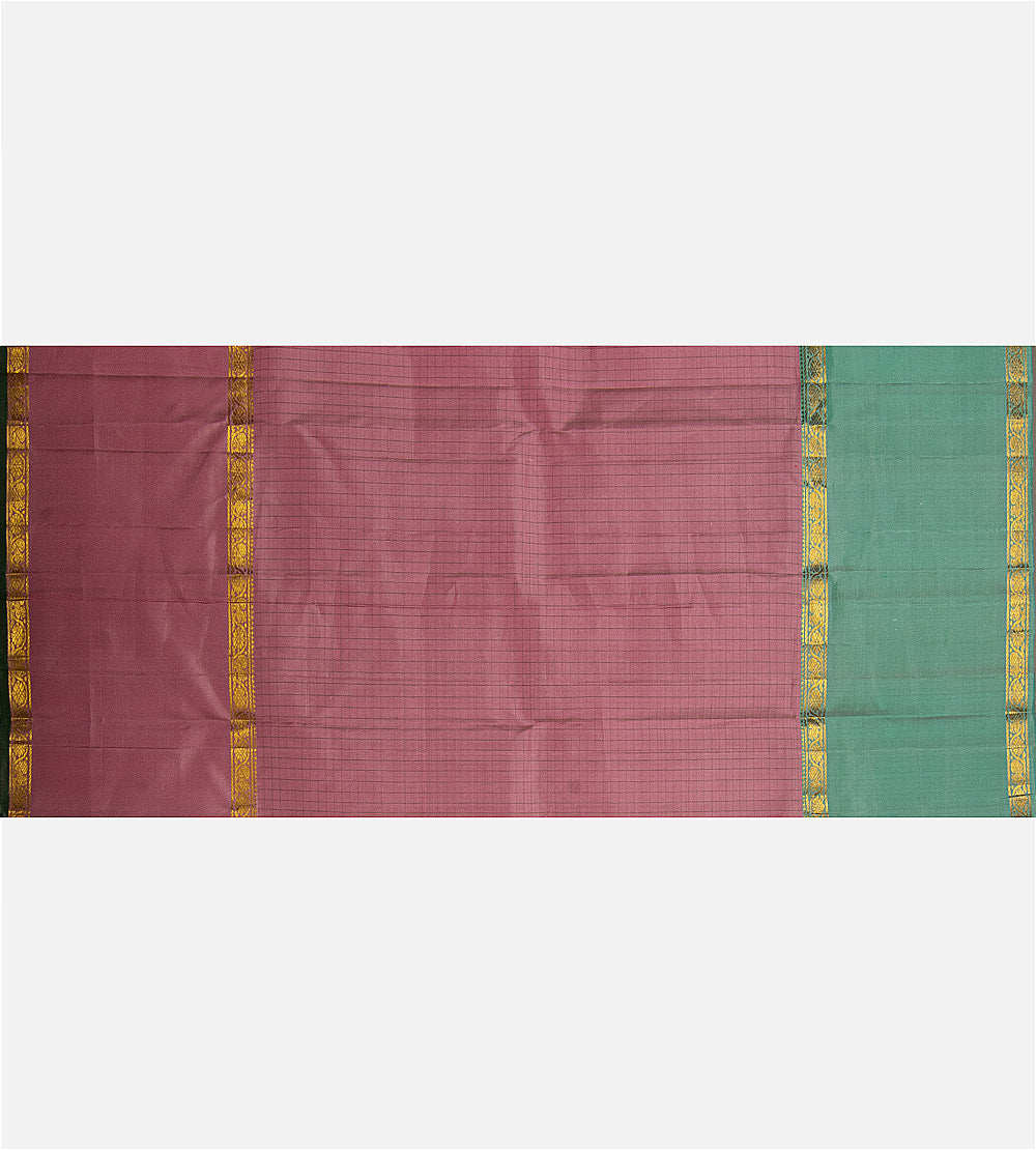 Light Beige Kanchipuram Silk Saree