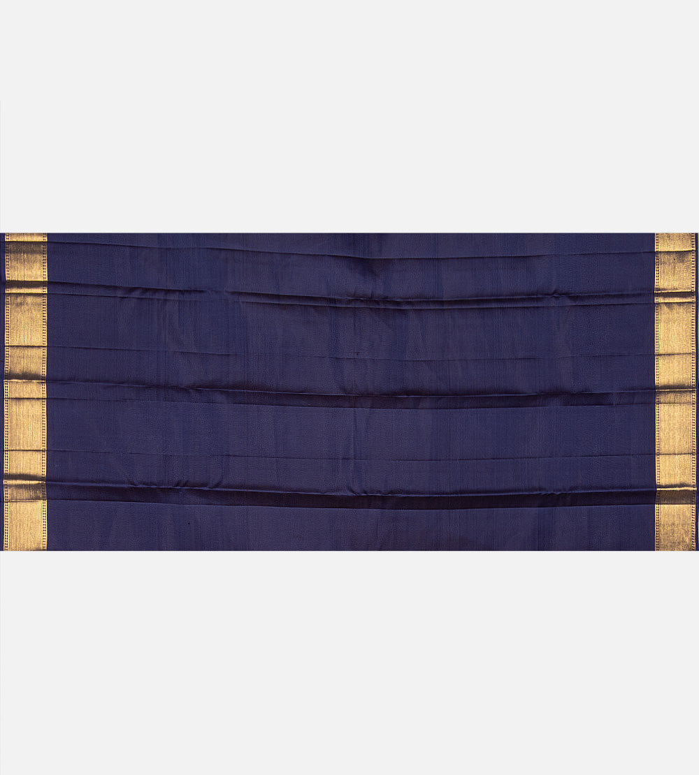 Blue Kanchipuram Silk Saree