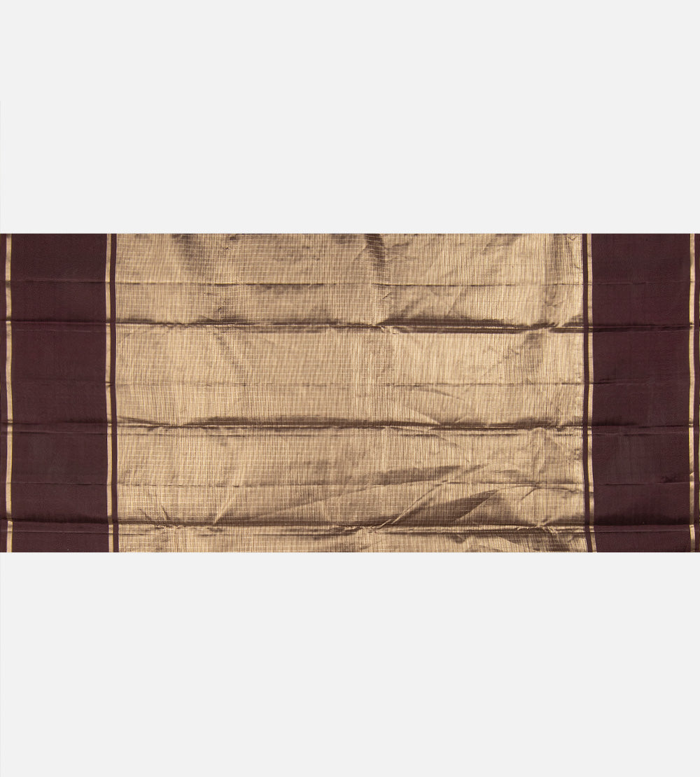 Aubergine Purple Kanchipuram Silk Saree