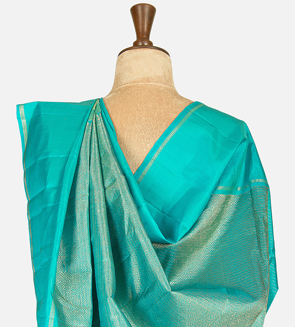 Pastel Green Kanchipuram Silk Saree