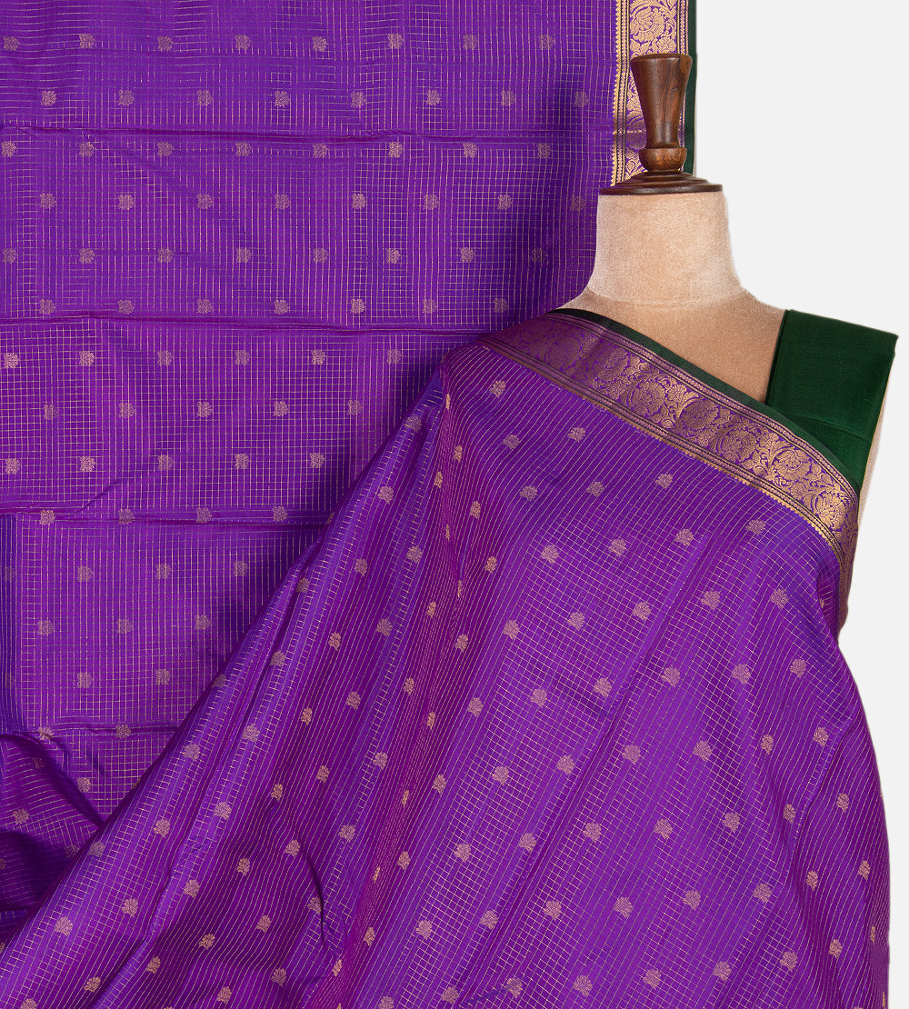 Purple Soft Silk Saree