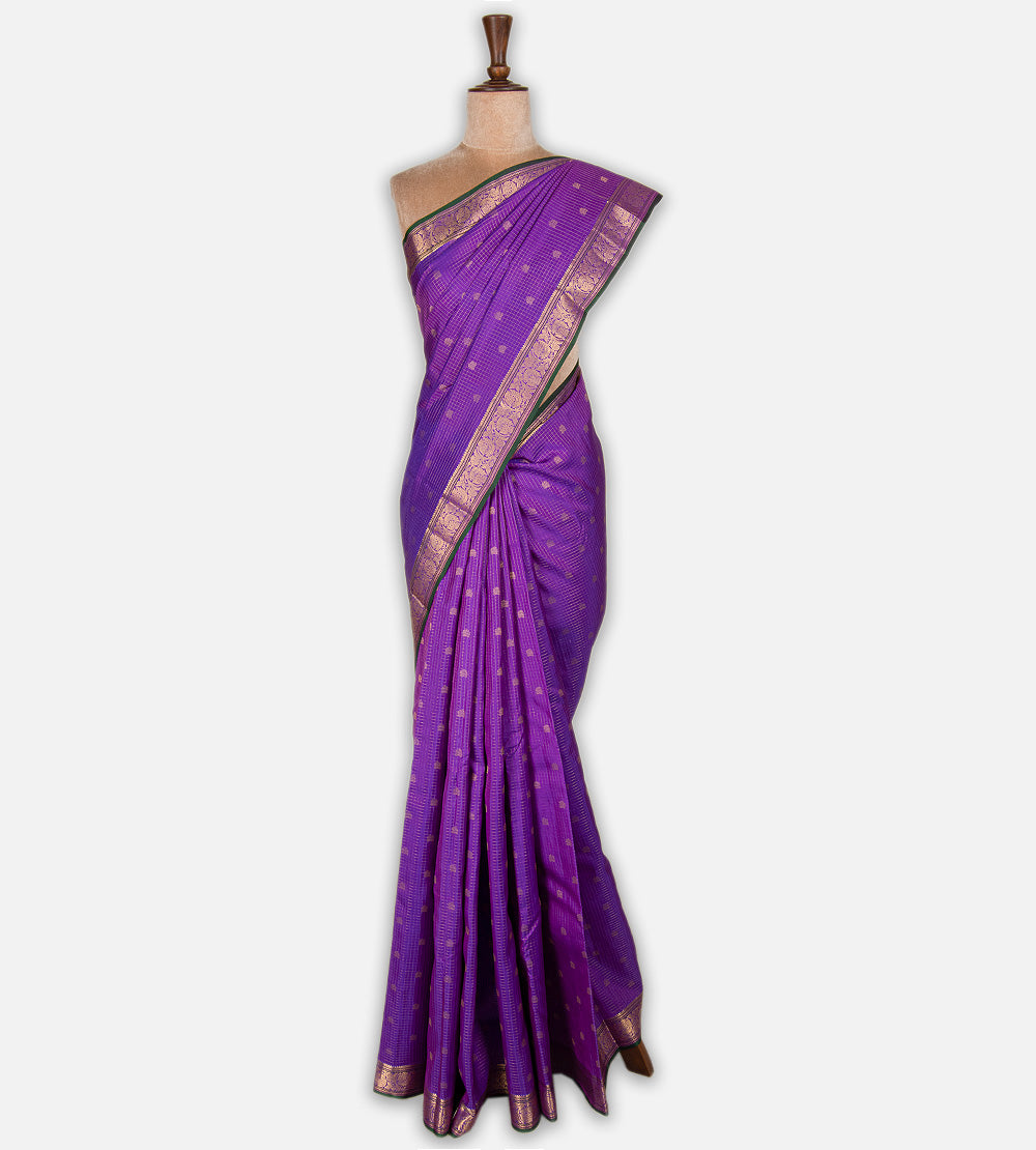 Purple Soft Silk Saree