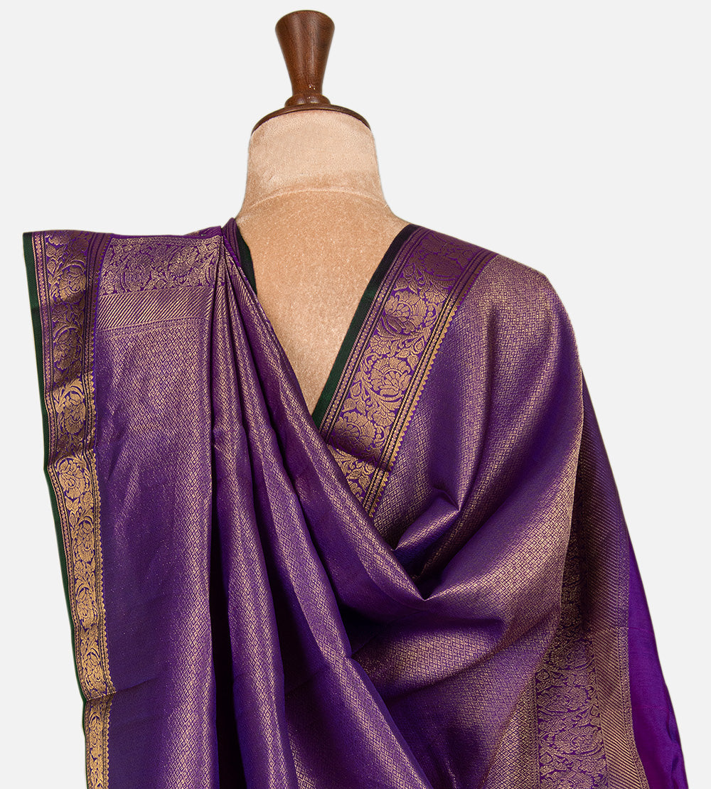 Purple Soft Silk Saree