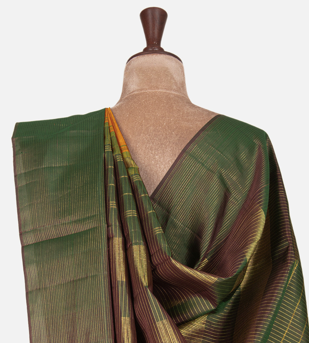 Yellow Kanchipuram Silk Saree