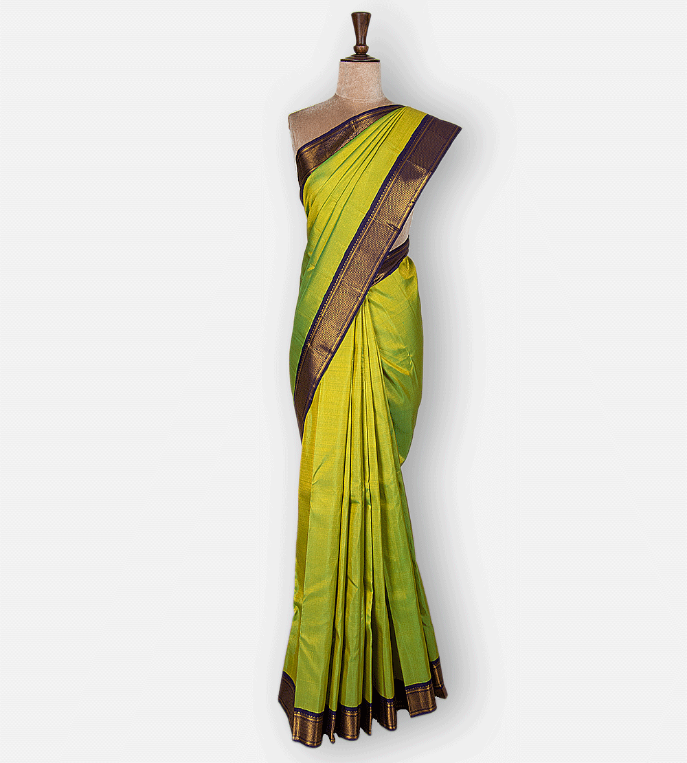 Light Green Kanchipuram Silk Saree