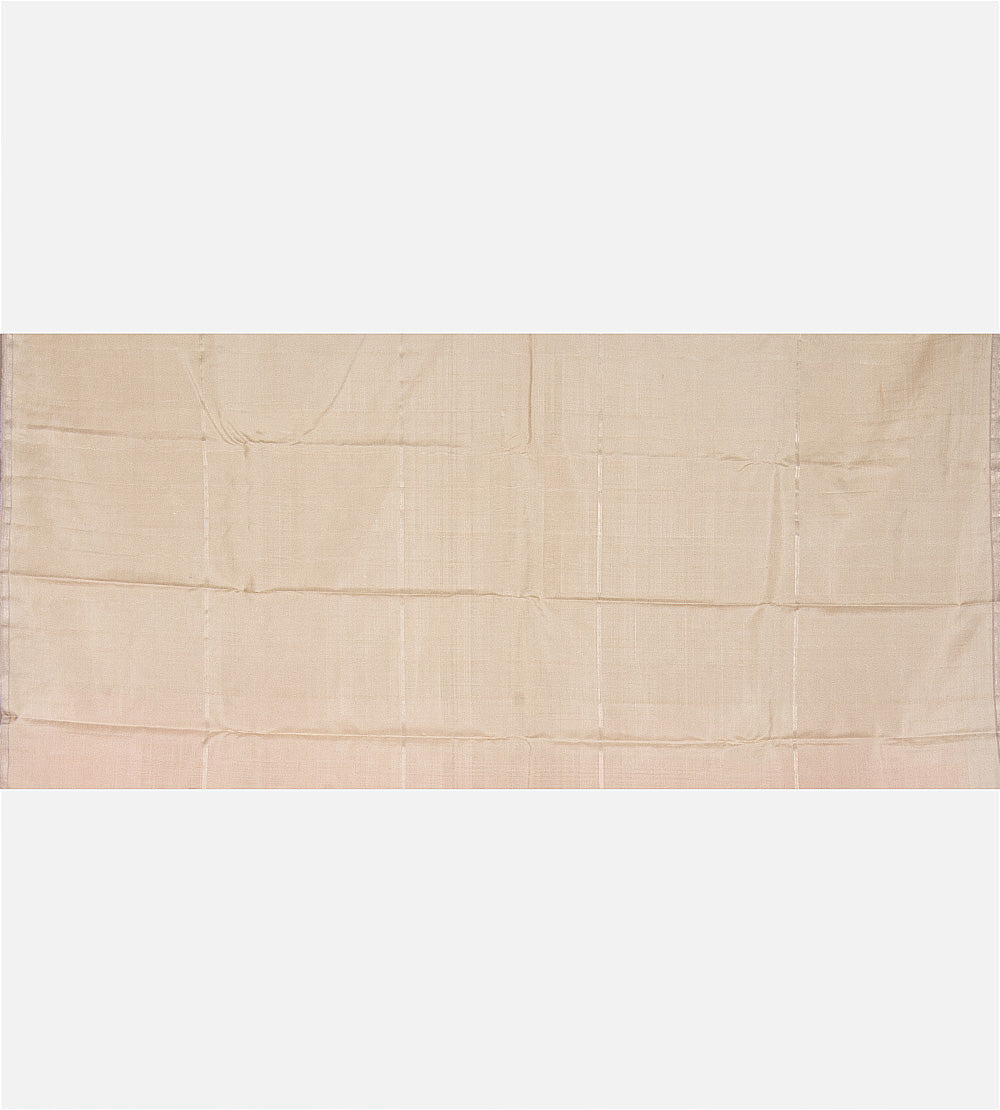 Peach Kanchipuram Silk Saree