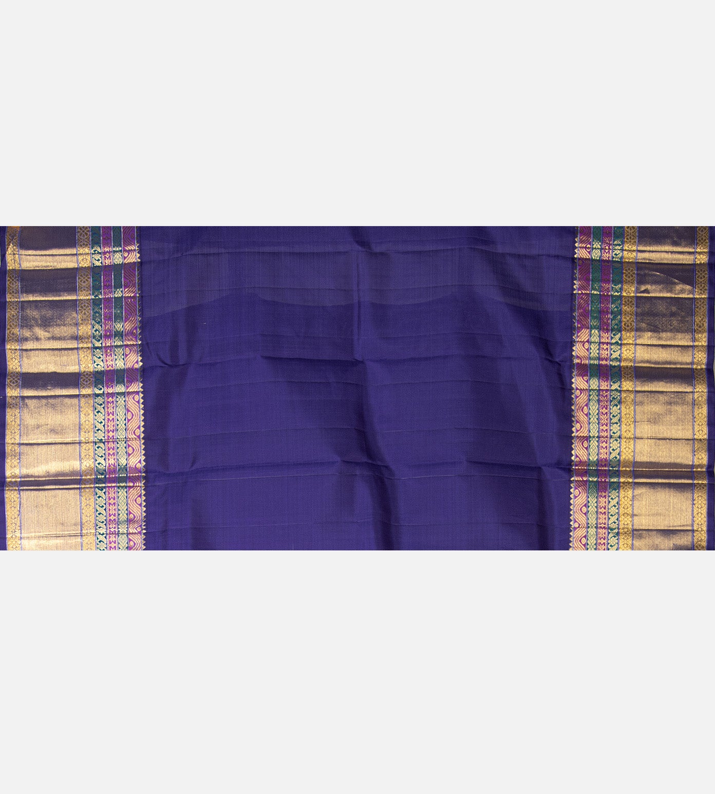 Sea Green Kanchipuram Silk Saree