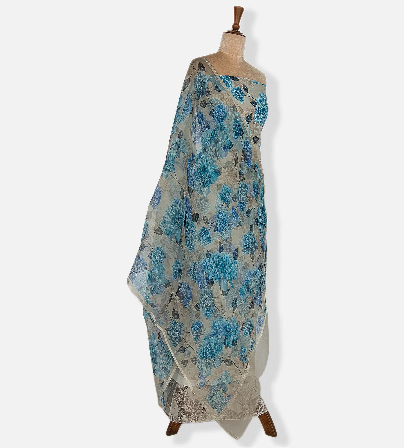 Grey Soft Silk Salwar