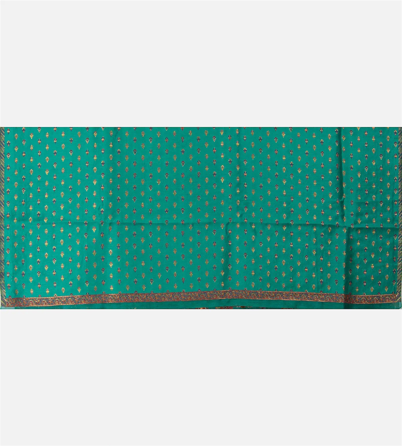 Sea Green Kani Silk Saree
